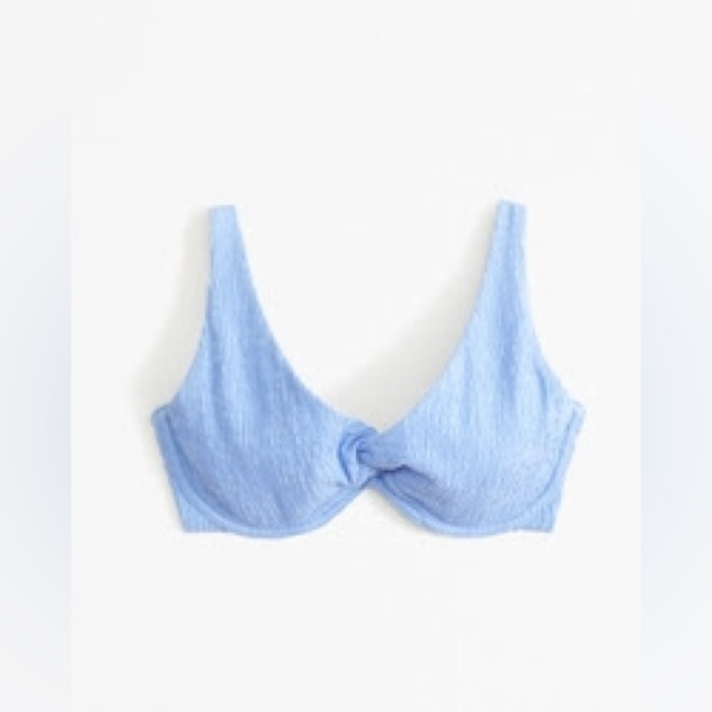 Abercrombie Curve Love Wide Strap Twist Underwire Bikini Top, size L